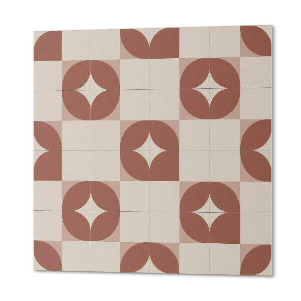 Panou decorativ pătrat Model rotund în stil geometric