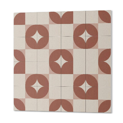 Panou decorativ pătrat Model rotund în stil geometric