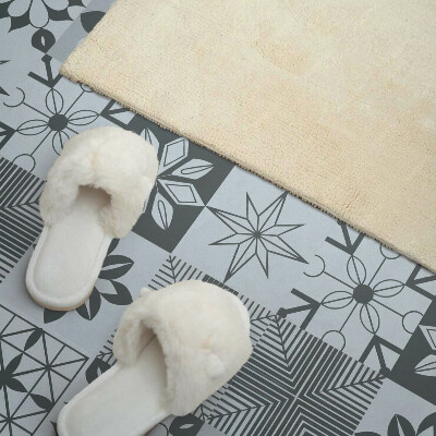 Panou decorativ bucatarie pătrat Puzzle geometric în versiune mozaic