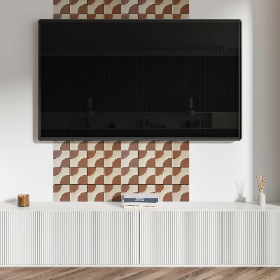 Panou decorativ pătrat Motive geometrice elegante