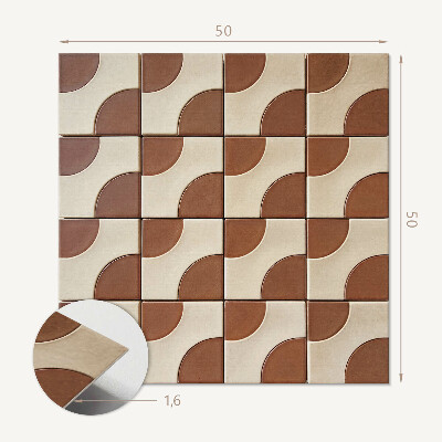 Panou decorativ pătrat Motive geometrice elegante