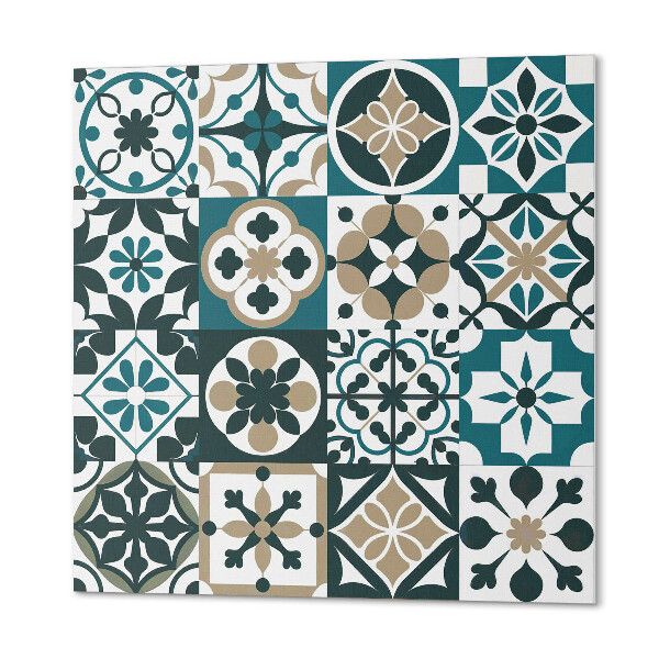 Panou decorativ bucatarie pătrat Placi elegante într-un aspect armonios
