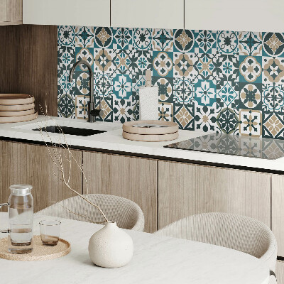 Panou decorativ bucatarie pătrat Placi elegante într-un aspect armonios
