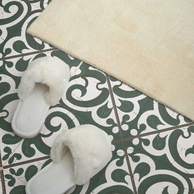 Panou decorativ bucatarie pătrat Modele pictate de natură