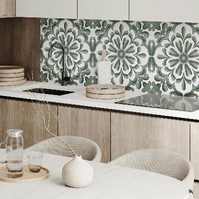 Panou decorativ pătrat Motiv vegetal rotund