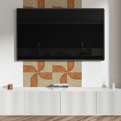 Panou decorativ pătrat Arcuri stilate în geometrie
