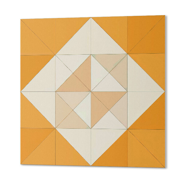 Panou decorativ pătrat Geometrie romb într-o versiune atractivă