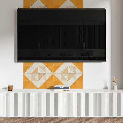 Panou decorativ pătrat Geometrie romb într-o versiune atractivă