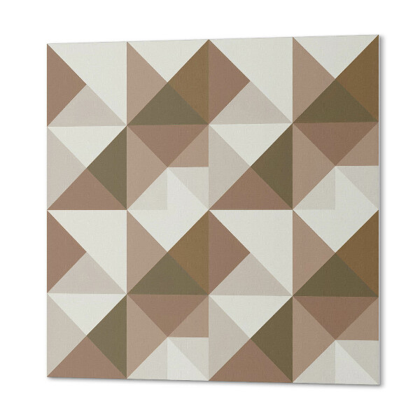 Panou decorativ pătrat Geometrie triunghiulară abstractă