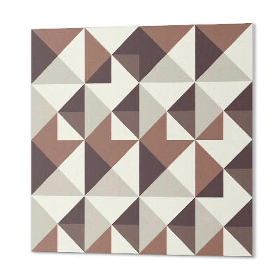 Panou decorativ bucatarie pătrat Geometrie triunghiulară într-un design unic