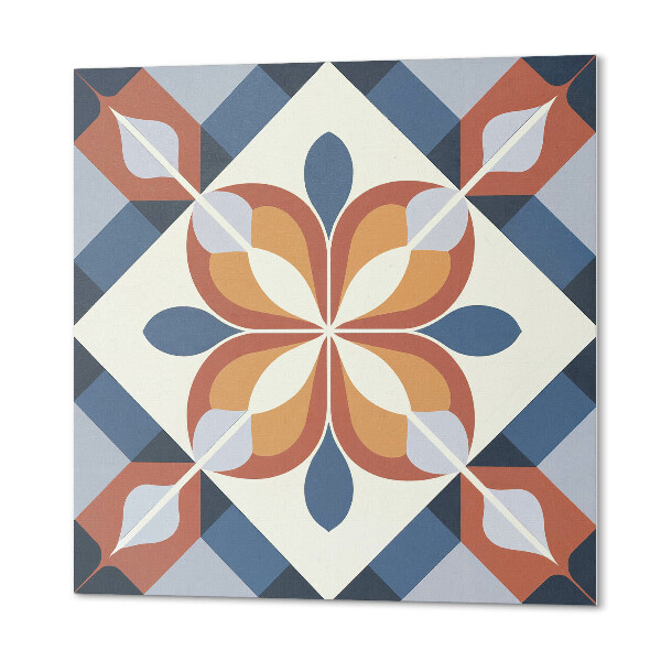Panou decorativ pătrat Model floral geometric elegant
