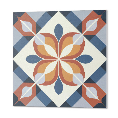 Panou decorativ pătrat Model floral geometric elegant