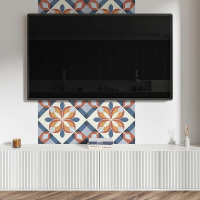 Panou decorativ pătrat Model floral geometric elegant