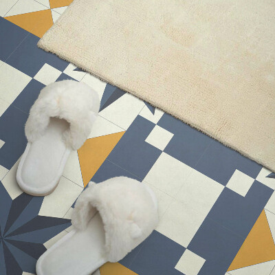 Panou decorativ bucatarie pătrat Model stea geometric