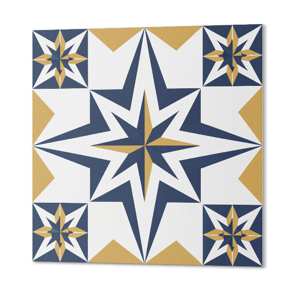Panou decorativ pătrat Modele pătrate cu stele geometrice