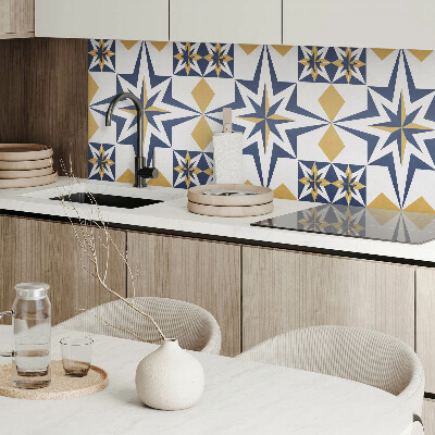 Panou decorativ pătrat Modele pătrate cu stele geometrice