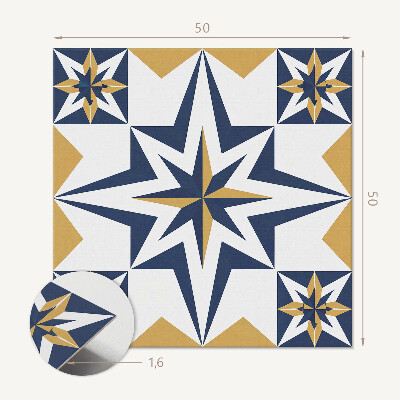 Panou decorativ pătrat Modele pătrate cu stele geometrice