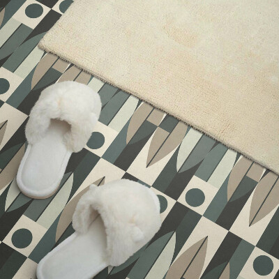 Panou decorativ bucatarie pătrat Abstracția în forme geometrice