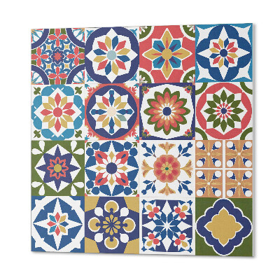 Panou decorativ bucatarie pătrat Pătrate elegante într-un design mozaic