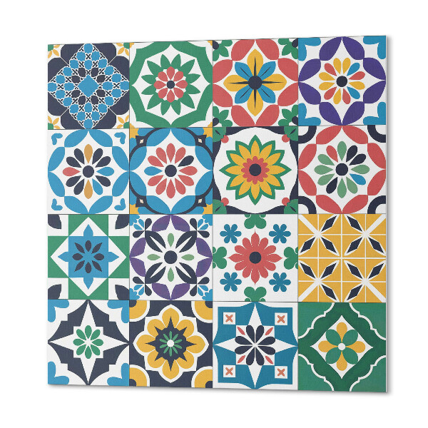 Panou decorativ pătrat Mozaic elegant în carouri