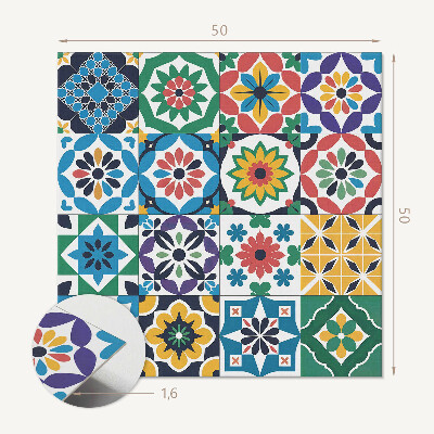 Panou decorativ pătrat Mozaic elegant în carouri