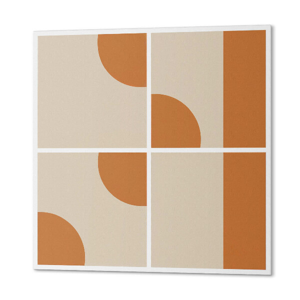 Panou decorativ bucatarie pătrat Model geometric abstract