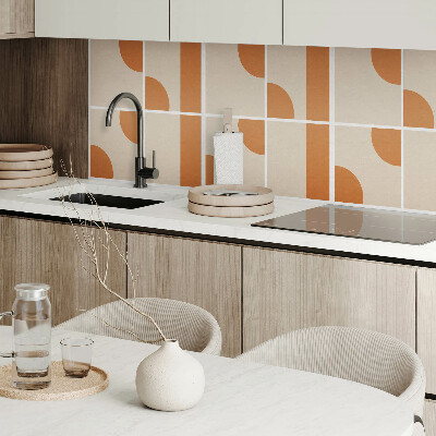 Panou decorativ bucatarie pătrat Model geometric abstract