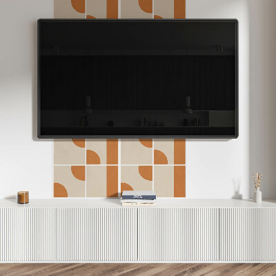 Panou decorativ bucatarie pătrat Model geometric abstract