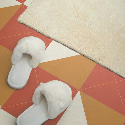 Panou decorativ bucatarie pătrat Accente geometrice calde
