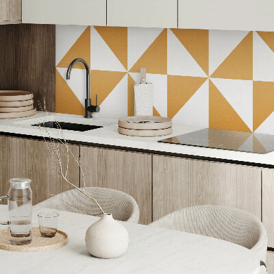 Panou decorativ pătrat Geometrie triunghiulară încorporată în pătrate