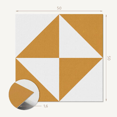 Panou decorativ pătrat Geometrie triunghiulară încorporată în pătrate
