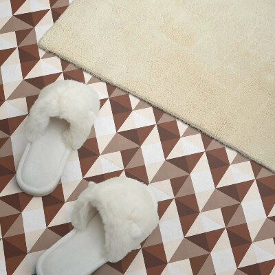 Panou decorativ bucatarie pătrat Model geometric elegant cu triunghiuri
