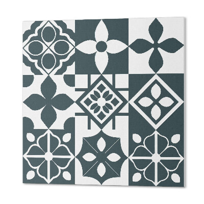 Panou decorativ pătrat Forme geometrice pe plăci