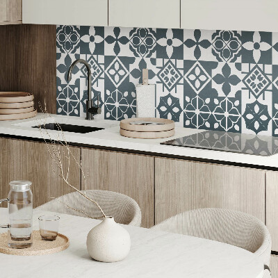 Panou decorativ pătrat Forme geometrice pe plăci