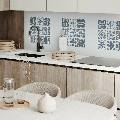 Panou decorativ bucatarie pătrat Aranjamente geometrice în modele pătrate