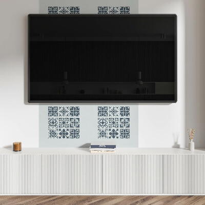 Panou decorativ bucatarie pătrat Aranjamente geometrice în modele pătrate