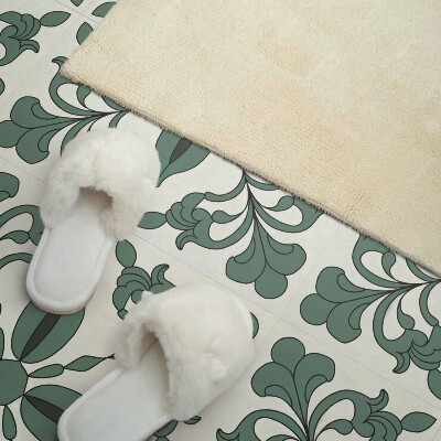 Panou decorativ bucatarie pătrat Model botanic atractiv