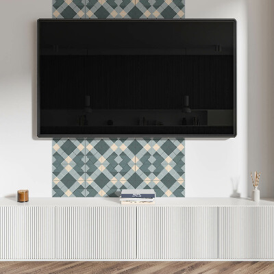 Panou decorativ pătrat model geometric