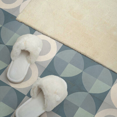 Panou decorativ bucatarie pătrat Model geometric cu cercuri