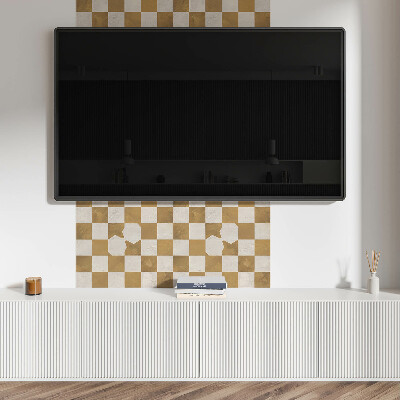 Panou decorativ pătrat Model de tablă în stil abstract