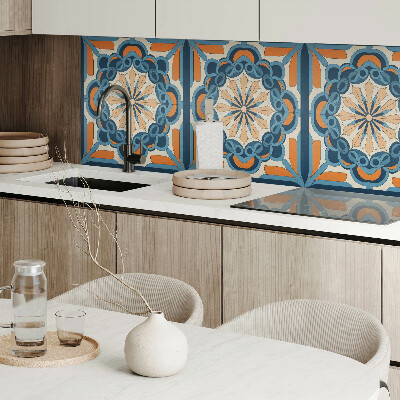 Panou decorativ pătrat Model floral în stil mandala