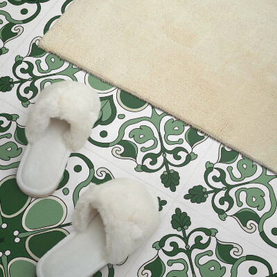 Panou decorativ bucatarie pătrat Floră cu motiv de frunze