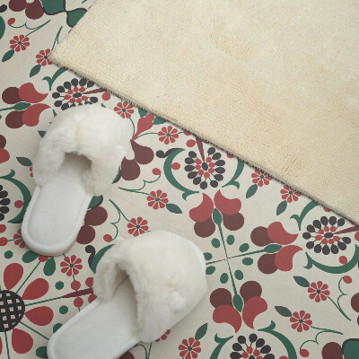 Panou decorativ pătrat Flori în echilibru design simetric