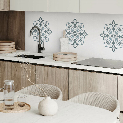 Panou decorativ bucatarie pătrat Armonia formelor florilor