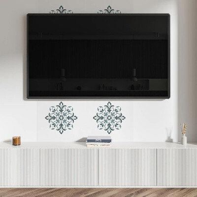 Panou decorativ bucatarie pătrat Armonia formelor florilor