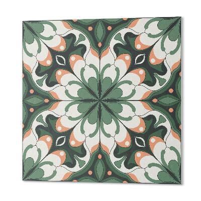 Panou decorativ bucatarie pătrat Model artistic de plante