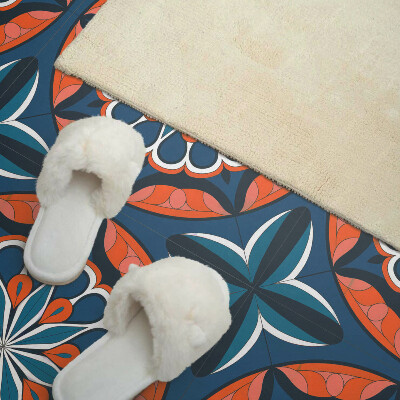 Panou decorativ bucatarie pătrat Model de mandala cu motiv de frunze
