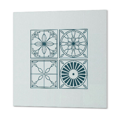 Panou decorativ pătrat Geometrie într-o versiune cu gresie