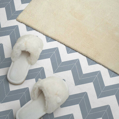 Panou decorativ bucatarie pătrat Linii în stil zig-zag