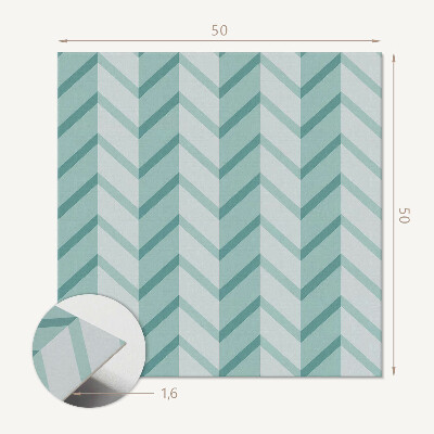 Panou decorativ pătrat Design linie în zig-zag